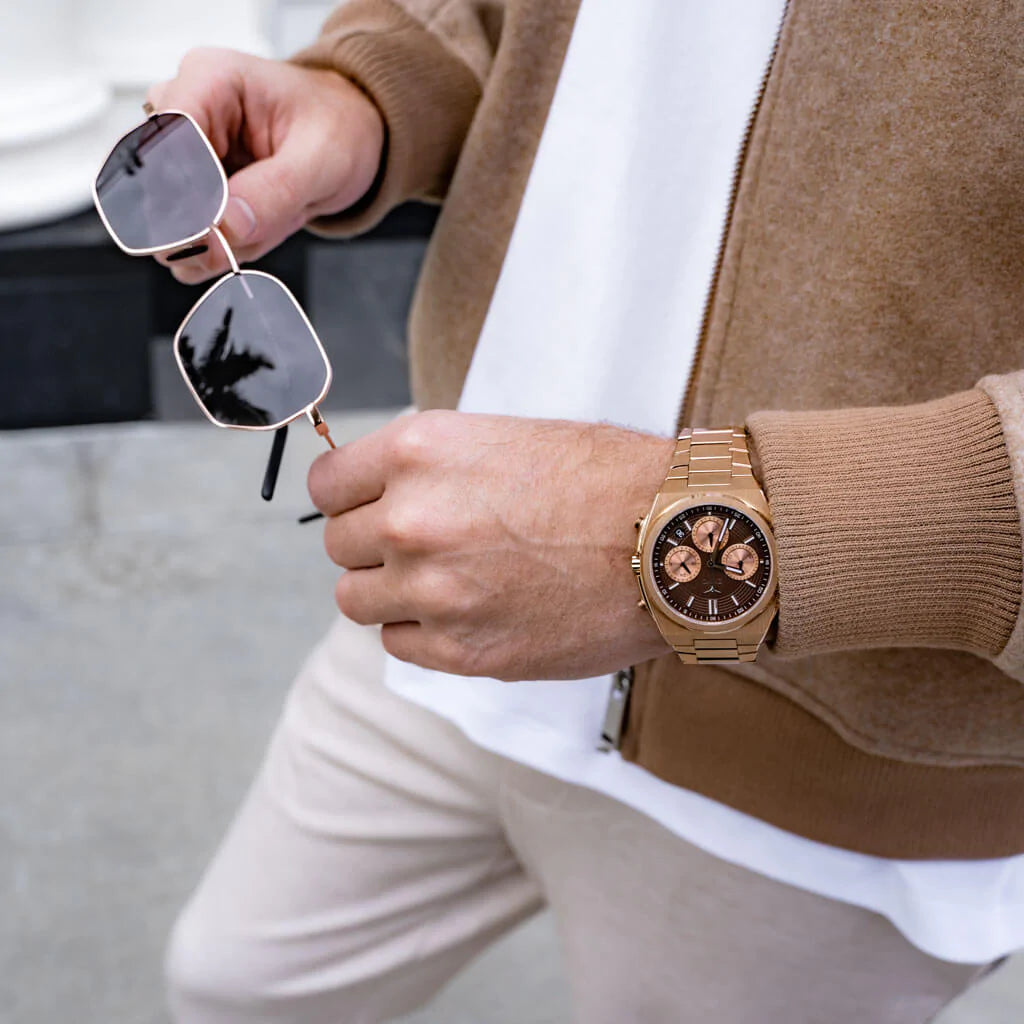 Rose gold 2025 male watch